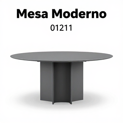 Mesa Moderno Cinza 01211