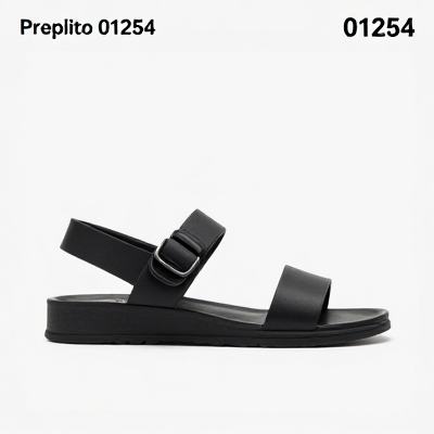 Sandália Compacto Preto 01254