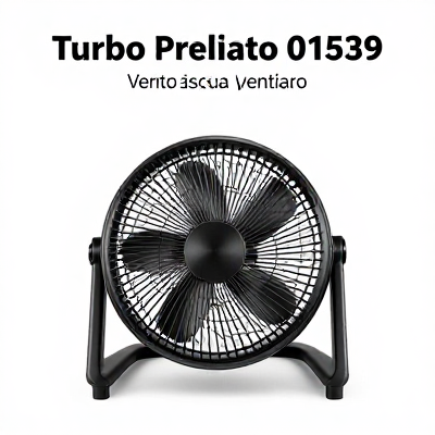 Ventilador Turbo Preto 01539