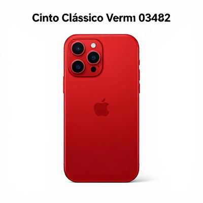 Cinto Clássico Vermelho 03482