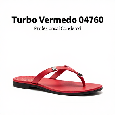 Chinelo Turbo Vermelho 04760