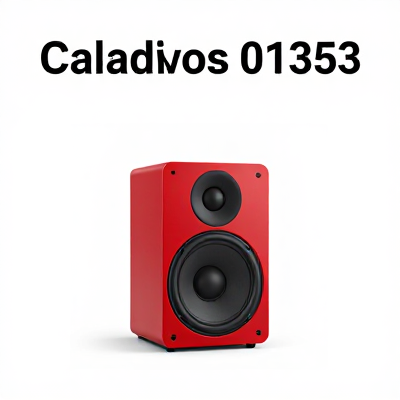 Caixa de Som Moderno Vermelho 01353