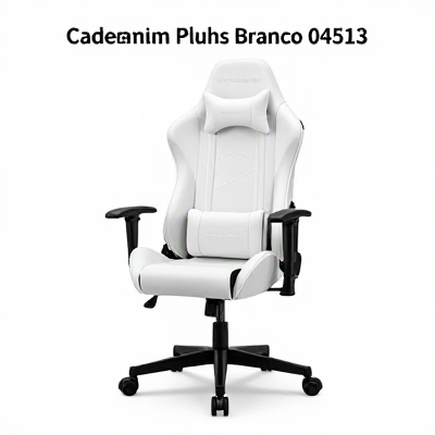 Cadeira Gamer Plus Branco 04513