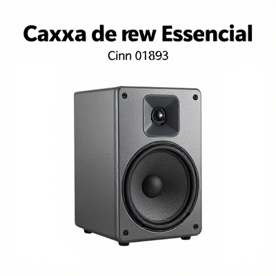 Caixa de Som Essencial Cinza 01893