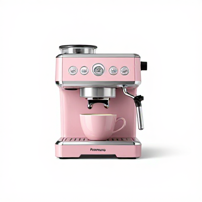 Cafeteira Premium Rosa 00660